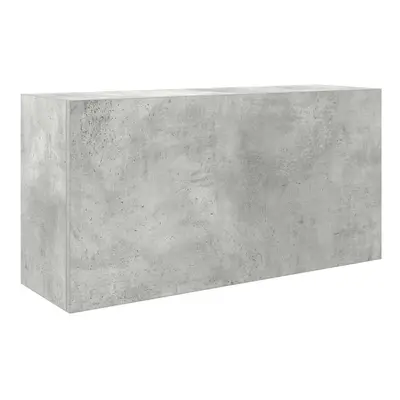 (concrete grey, x x cm) vidaXL Bathroom Wall Cabinet Hanging Wall Storage Cupboard Engineered Wo