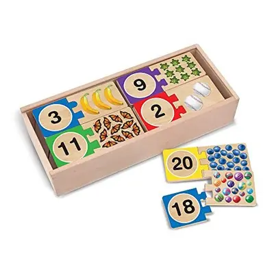 Melissa & Doug Self-Correcting Number Puzzles | Developmental Toy | Motor Skills | 3+ | Gift for