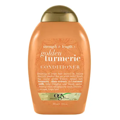 OGX Strength Length + Golden Turmeric Conditioner with Milk to Soothe Scalp Nourish Hair Ayurved