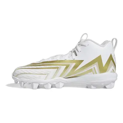 adidas Men's Freak Spark Football Shoe White/White/Gold Metallic