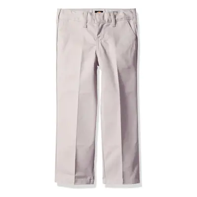 Dickies Boy's Big Flex Waist Flat Front Pants Silver Husky