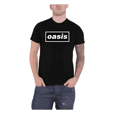 Oasis T Shirt Decca Logo new Official Mens Black