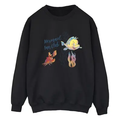 (XXL, Black) Disney Womens/Ladies The Little Mermaid Club Sweatshirt