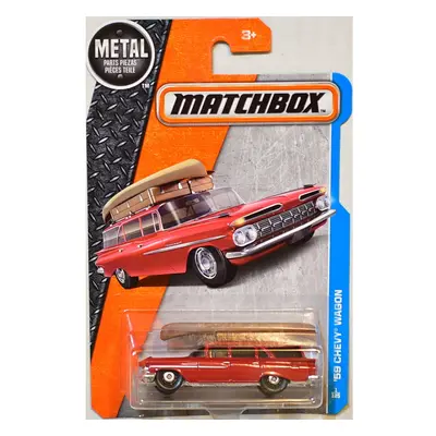 Matchbox Metal Parts Piezas '59 Chevy Wagon Red