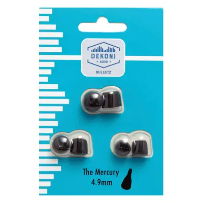 Dekoni Audio Moldable Foam Ear Tips Premium Memory Foam Isolation Earphone Tips 49mm Small Black