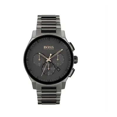 Hugo Boss watch Black & grey steel Men's Peak Chronometer Watch