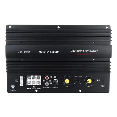 Amplifier 12V 1000W Car Audio High Power Mono Amplifier Amp Board Powerful Subwoofer Bass Amp