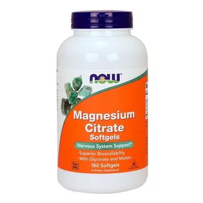 NOW Foods Magnesium Citrate Softgels, softgels