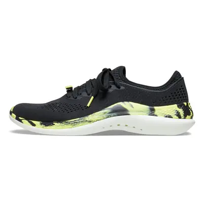 Crocs Men's LiteRide Pacer Sneakers Black/Citrus Men