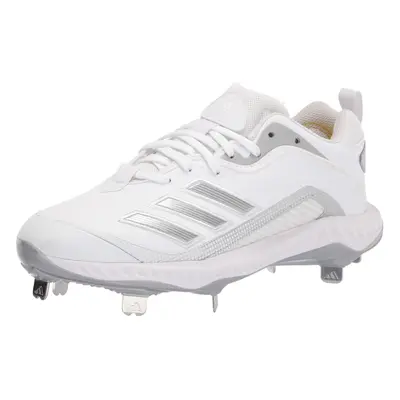 adidas Men's EG7602 Baseball Shoe White/Silver/White 11.5