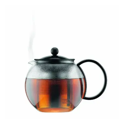 Bodum ASSAM Tea Maker, French Press System, Plastic Filter, 1.0 L/34 oz - Black