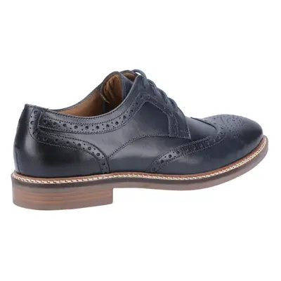 (Blue, (Adults')) Hush Puppies Bryson Leather Men's Navy Brogues Shoes