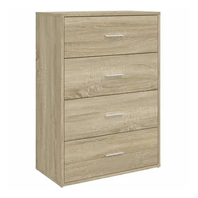 (sonoma oak) vidaXL Sideboard Storage Cupboard Cabinet Highboard Sonoma Oak Engineered Wood