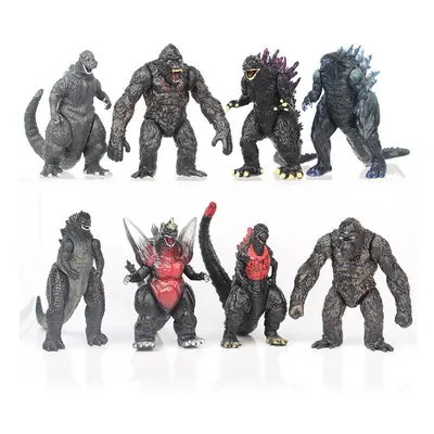 8Pcs Godzilla King of The Monsters 3" Godzilla vs King Kong Figure