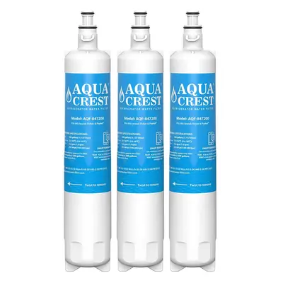 3X AQUACREST Fridge Water Filter, Compatible with Fisher & Paykel 847200, RS9120W Activesmart In