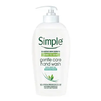 Simple Hand Wash Kind to Skin Gentle Care, 2-Month Supply (6 x ml)