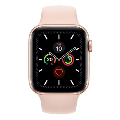 Apple Watch Series (GPS) 44mm Gold Aluminum Case Pink Sport Band MWVE2