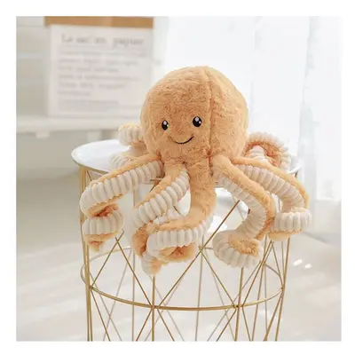 (Brown, 18cm) 15.7''Octopus Plush Stuffed Toy Pillow Plush Gift