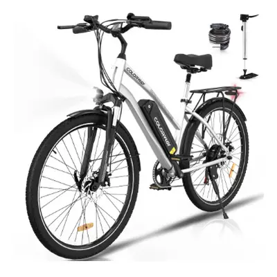 Colorway Electric Bike BK27 for Adults, 28" Commute E bike with 36V 15Ah