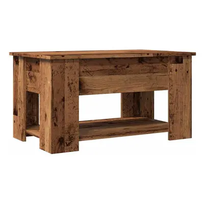 (old wood) vidaXL Coffee Table Engineered Wood Couch Centre Accent Table Multi Colours