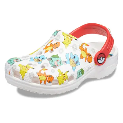 Crocs Classic Pikachu Clogs Pokemon Shoes for Kids WhiteMulti US Unisex Toddler