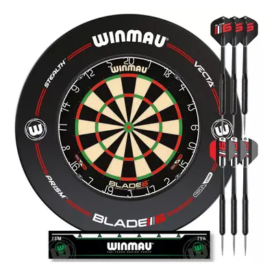 Winmau Blade Professional Dartboard Surround Set with Darts and Oche