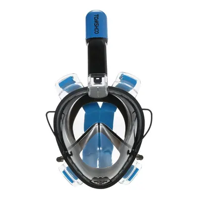 (Dark Blue, M) Adult female and teenagers Swimming Diving Snorkel Mask