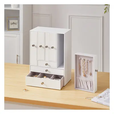 Free Standing Faux Leather Jewellery Box