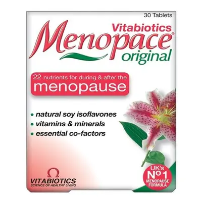 Vitabiotics Menopace Original - Tablets for Menopause Support and Hormonal Balance