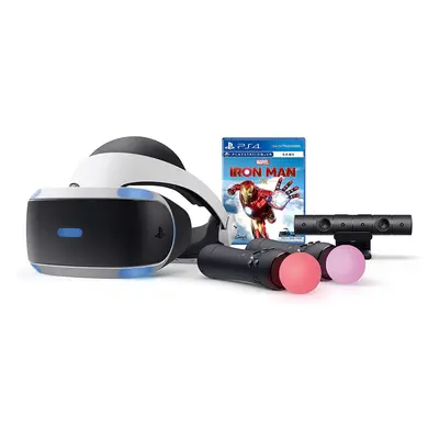 RPlay Play-Station VR Marvel's Iron Man VR Bundle: Play-Station VR Headset, Camera, Move Motion 