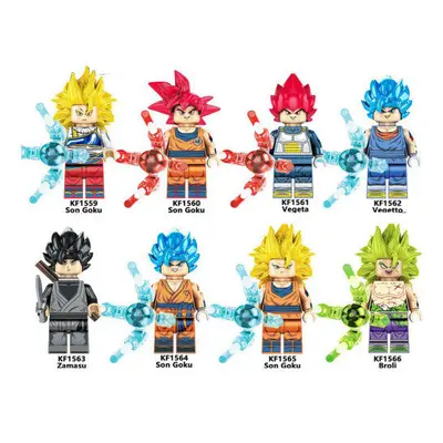 8PCS/SET Dragon Ball Mini figure Building Blocks Kids Toys UK