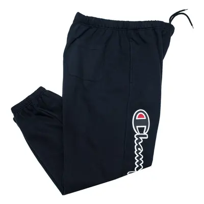 Champion Sweatpants for Men Big and Tall Cotton Fleece Joggers Black X