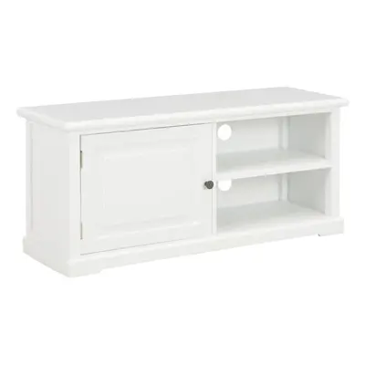 vidaXL TV Cabinet White 90x30x40cm Wood HiFi Entertainment Centre Stand Unit