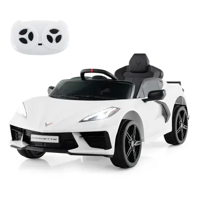 12V Electric Kids Ride On Car Licensed Chevrolet Corvette C8 Toy Car