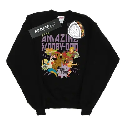 (L, Black) Scooby Doo Womens/Ladies The Amazing Scooby Sweatshirt