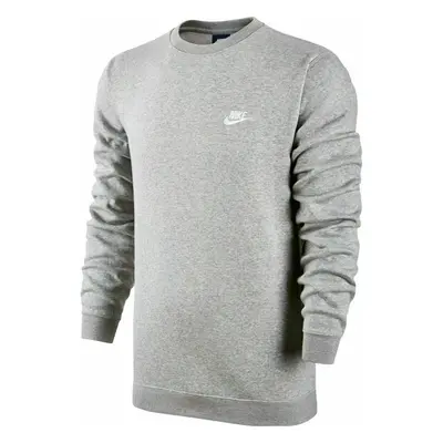 (Grey, Medium) Nike Mens Club Crew Neck Sweatshirt Jumper