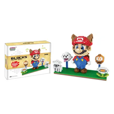 (Style # C-2300PCS) Super Mario Building Blocks Puzzle Micro 3D Figures Brick Toys