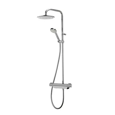 Aqualisa Midas Mixer Shower Exposed Bar Drencher Chrome Handset MD220SC