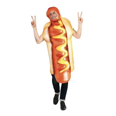 Adult Hot Dog Hotdog Footy Match Food Halloween Bucks Hen Night Men Costume