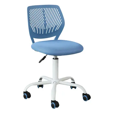 (Blue) SoBuyÂ® Adjustable Swivel Office Chair Desk Chair Study Chair