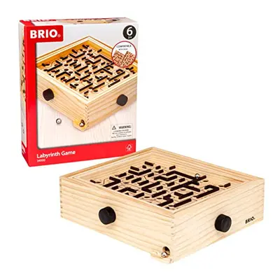 Wooden Labyrinth Board Game for Children Age Years and Up - Kids Gifts, Multicoloured