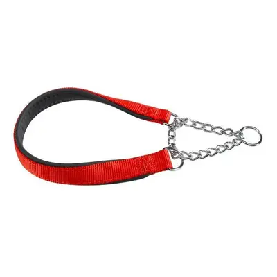 dog collar Daytona x cm steel/nylon red