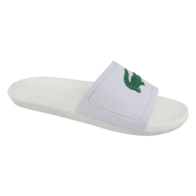 (6) Lacoste Croco Slide 1 737CMA0018082 Mens White slides