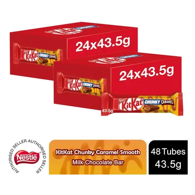 Kit Kat Chunky Caramel Smooth Milk Chocolate Bar 43.5g, Pack