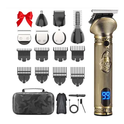 Beard Trimmer Men, Professional Hair Clippers with T-Blade Trimmer, Electric Razor Shavers Groom