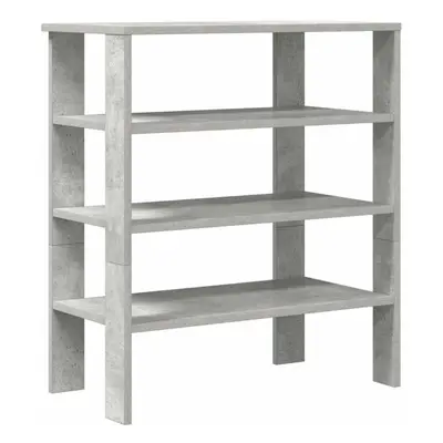 (concrete grey, cm) vidaXL Shoe Rack Old Wood 61x32x105 cm Engineered Wood shoe storage shoe she