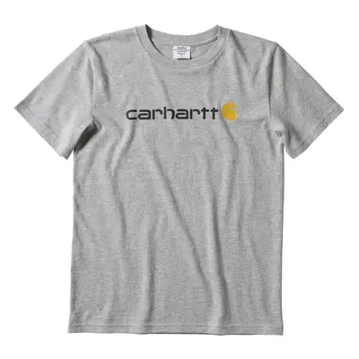 Carhartt boys Knit Short Sleeve Crewneck Logo Tshirt T Shirt Grey Years US