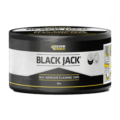 Everbuild BJFLASH225 BLACK JACK 225mm x METRE ADHESIVE FLASHING TAPE WITH NATURAL LEAD-LOOK FINI