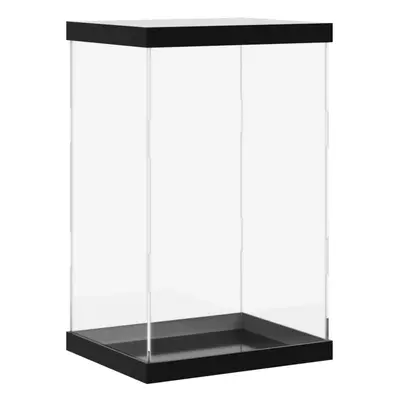 (22 x x cm) vidaXL Display Box Clear Display Case Acrylic Box Showcase Transparent Acrylic