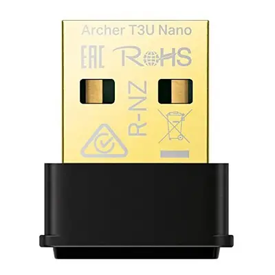 AC1300 Nano Wireless MUMIMO USB Adapter DualBand Miniature Design Supports Windows Mac OS and ea